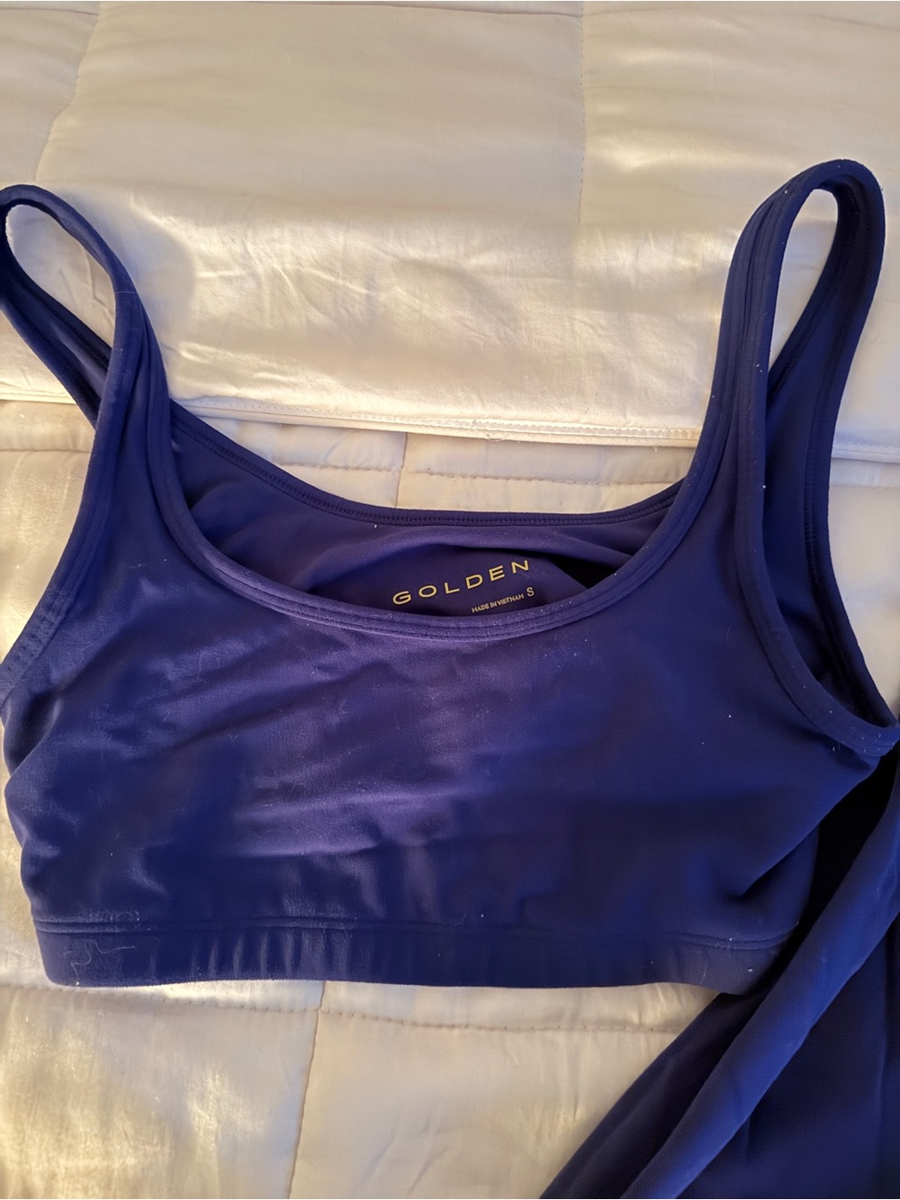 Aritzia blue Activewear top and Leggings Set small - Picture 2 of 3